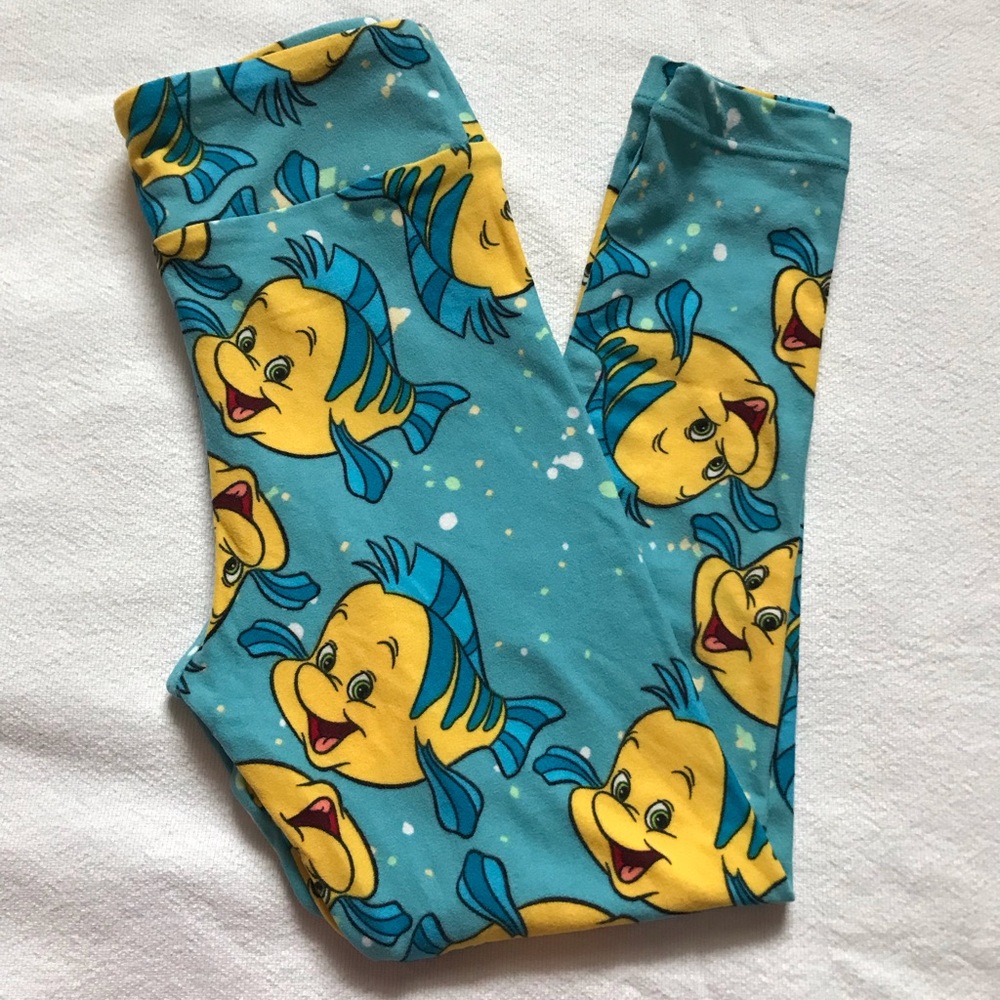 Lularoe Disney Flounder Leggings S/M